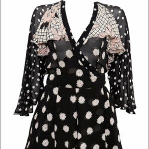 Celia Birtwell for Topshop Silk Romper Size US6